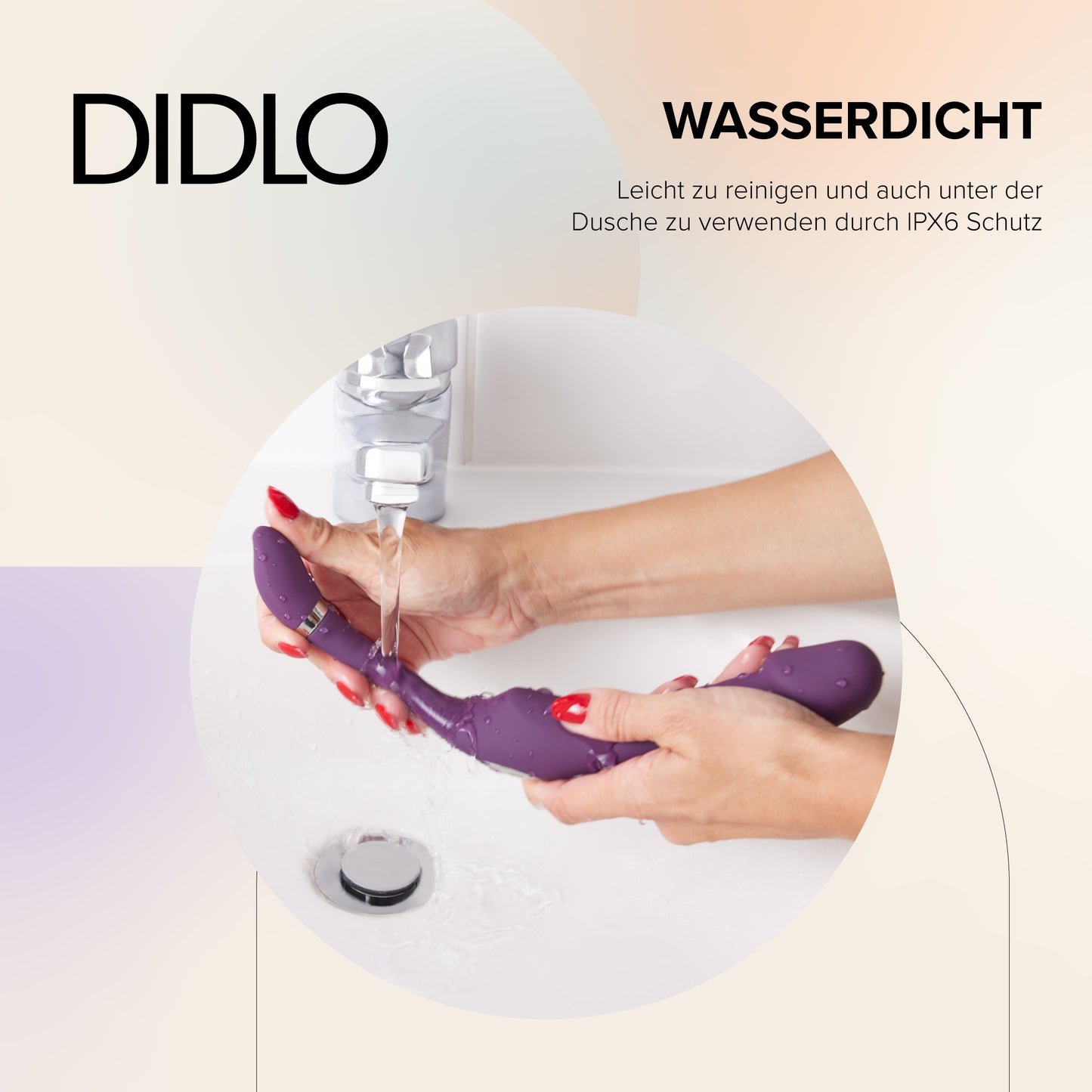 Didlo - Dual G-Spot Dildo Vibrator lilla