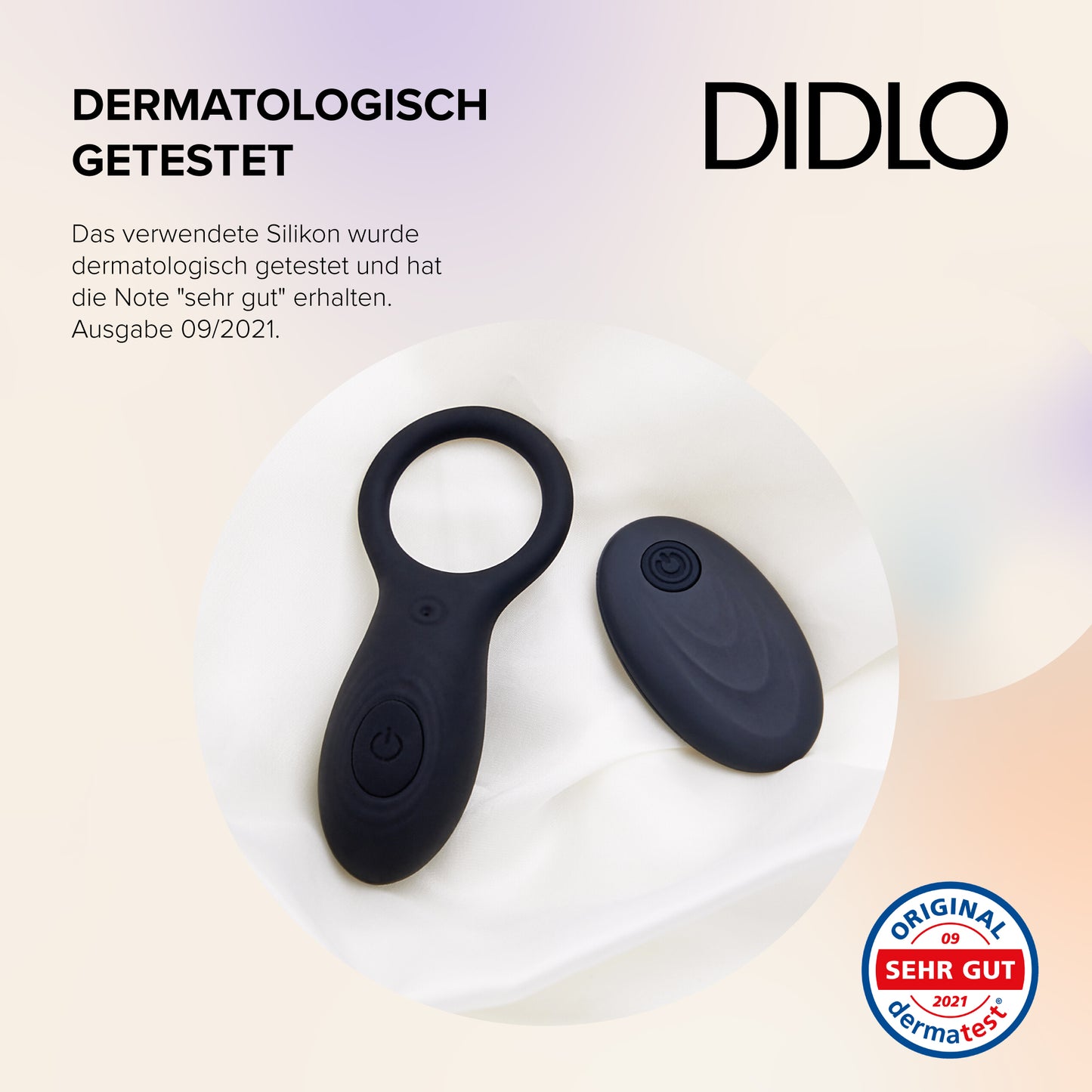 Didlo - Wireless Remote Vibrating Cock Ring schwarz