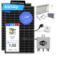 KLARBEIT - 2x Jinko Solar Black Frame 445 Wp + Kabel + Deye Inverter 800W + Flex